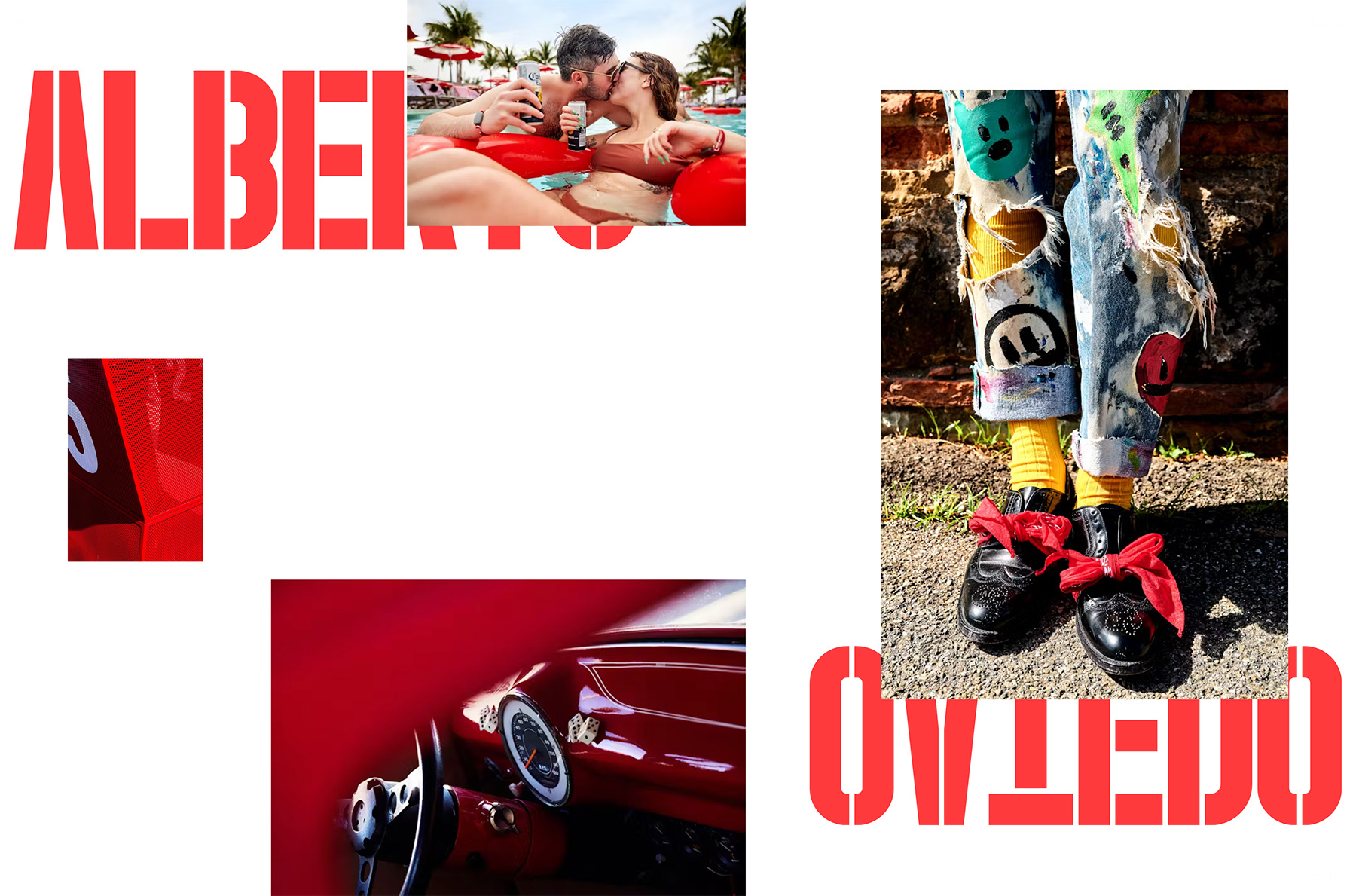 Alberto Oviedo - professional photographer website design example