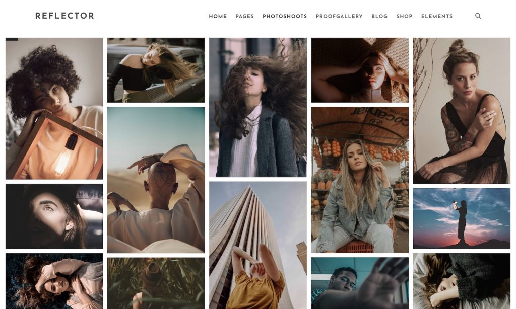reflector photography wordpress theme