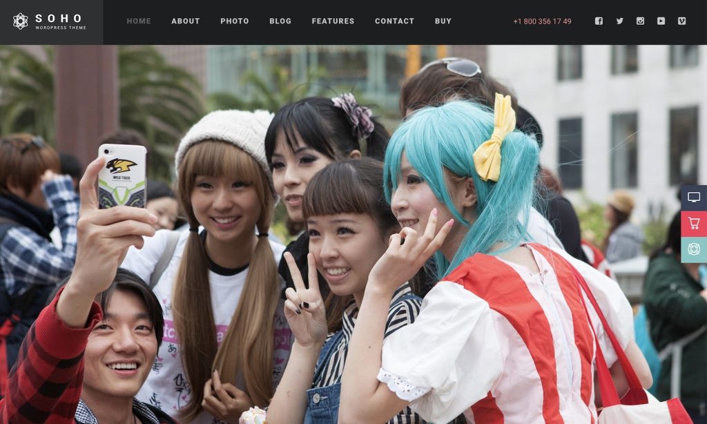 soho photography wordpress theme