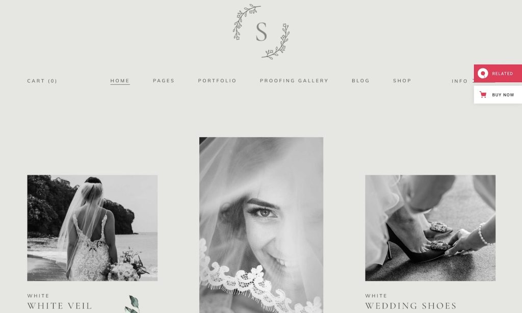 solene photography wordpress theme
