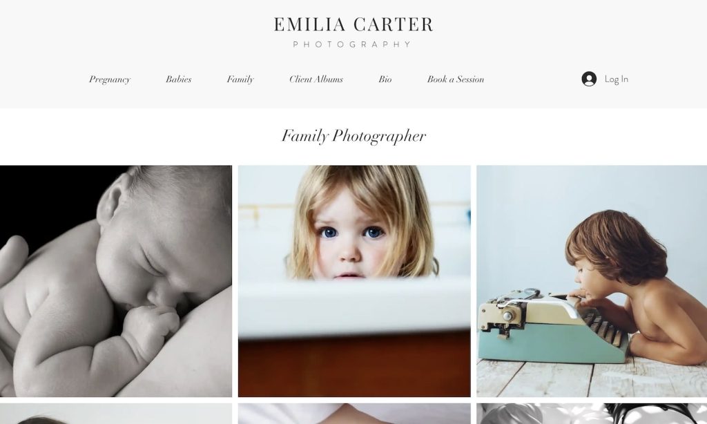 family photographer template