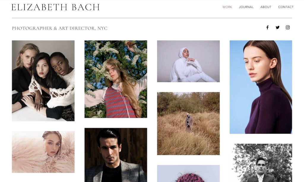 fashion photographer template