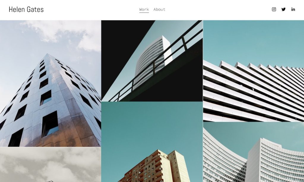 gates gallery website template