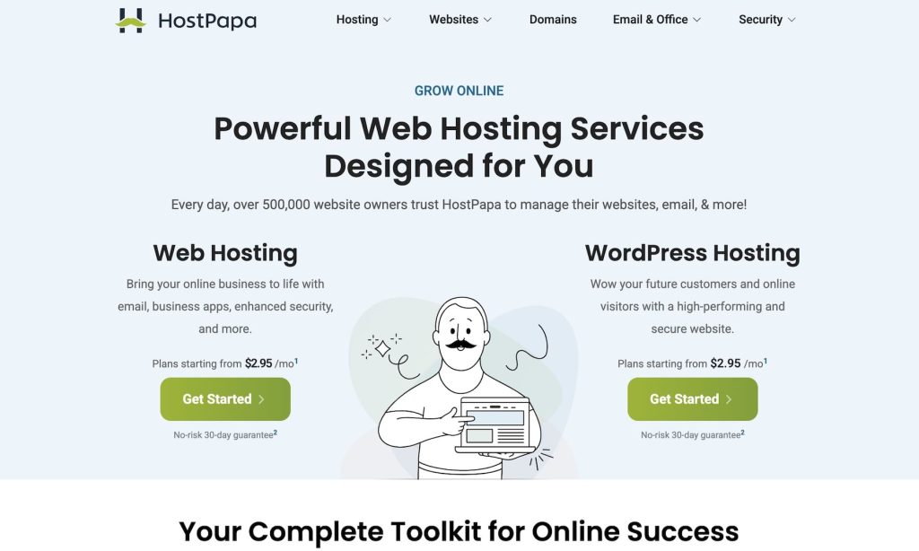 hostpapa feature-packed web hosting for photographers