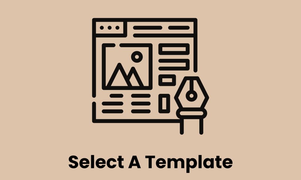 select a photography template that resonates with your business best