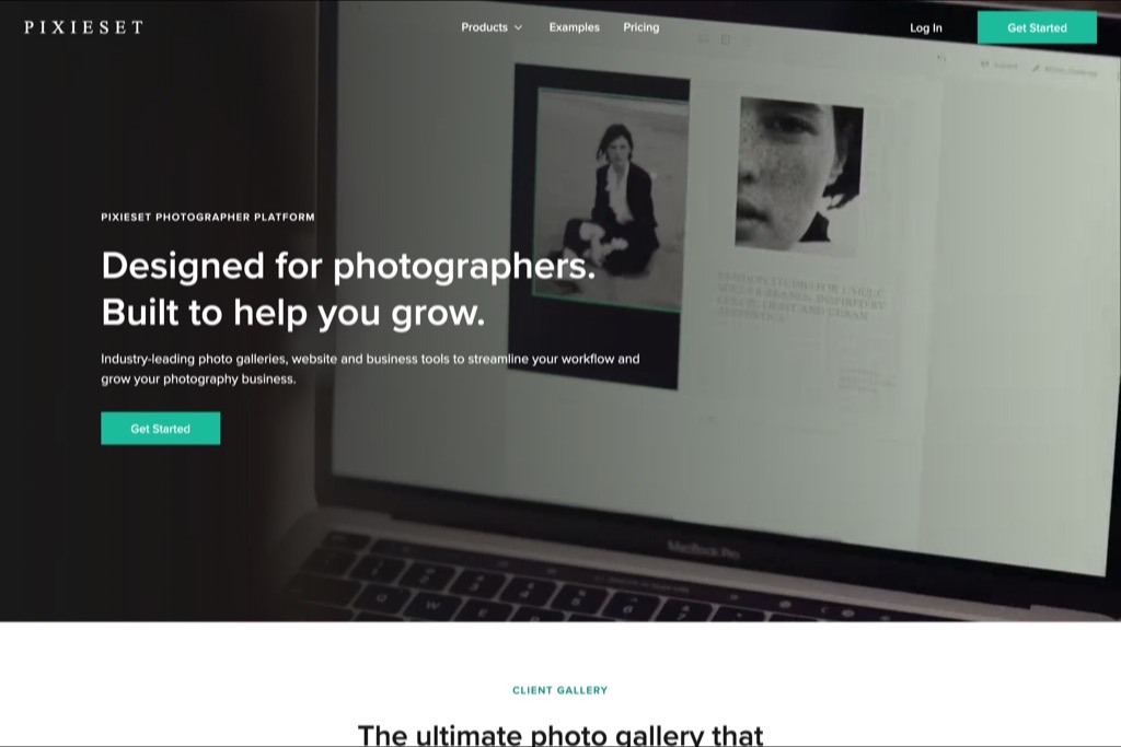 Pixieset free website builder for photographers